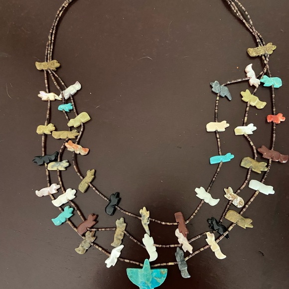 Native American Fetish Necklace - Picture 1 of 4